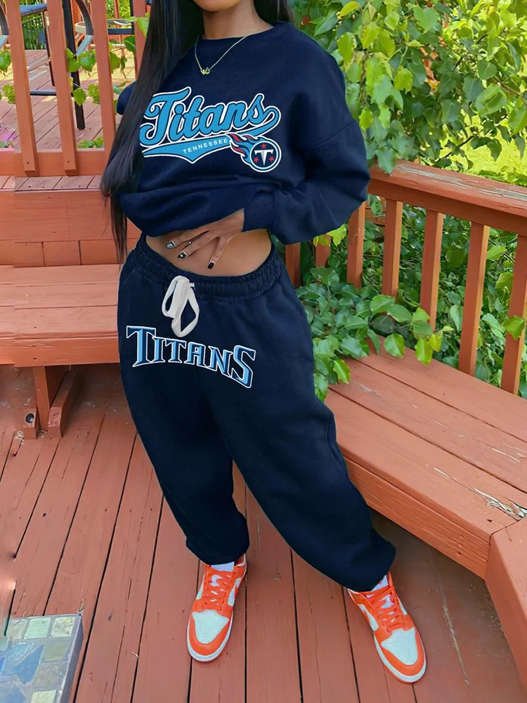 Tennessee Titans Sportswear Crewneck Sweatshirt Suit