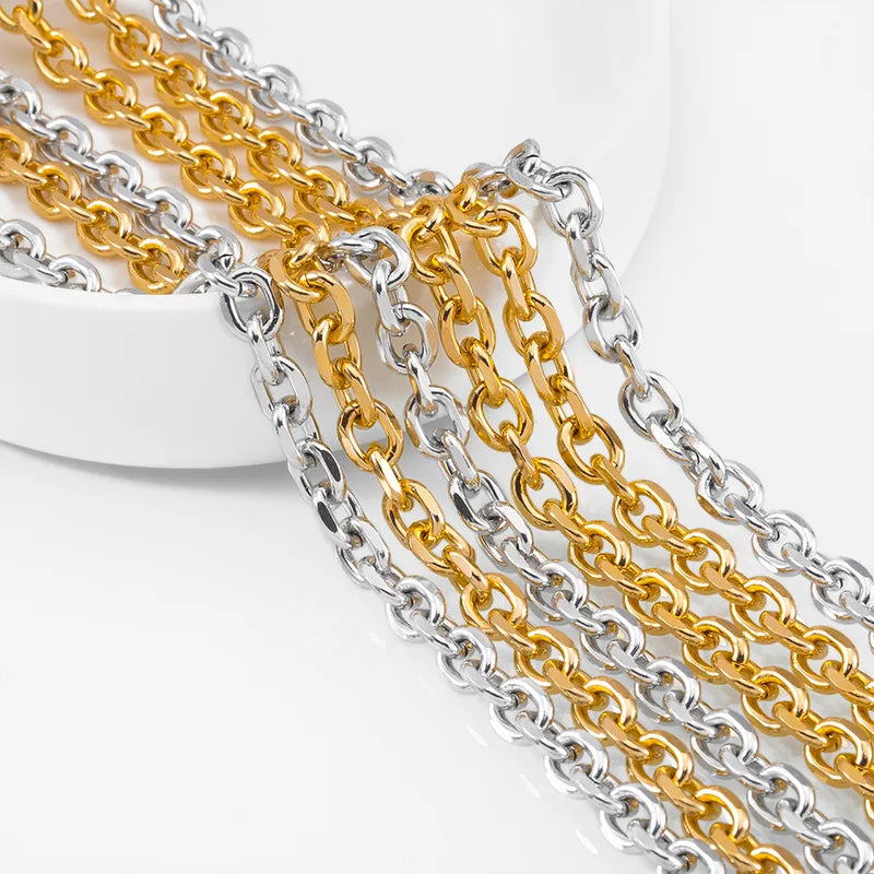 1 M Per Pack A Pack Of 2 M Alloy 7.5mm Diameter Jewelry Accessories Chain