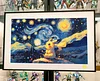 Starry Sky Pikachu Decorative Painting - Pokemon - Xingkong Studio