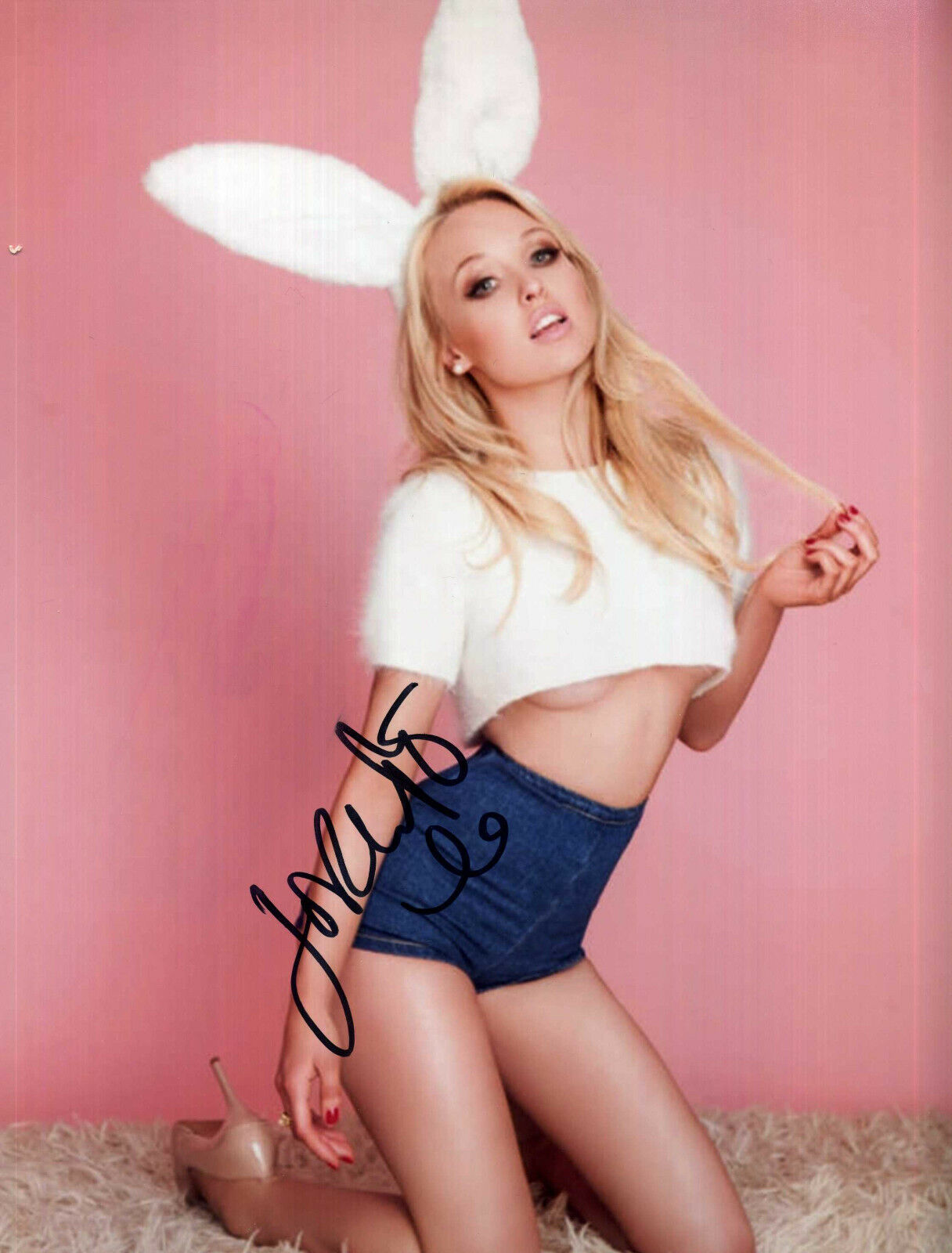 JORGIE PORTER Signed Sexy Photo Poster paintinggraph - Film & TV Actress / Model - preprint