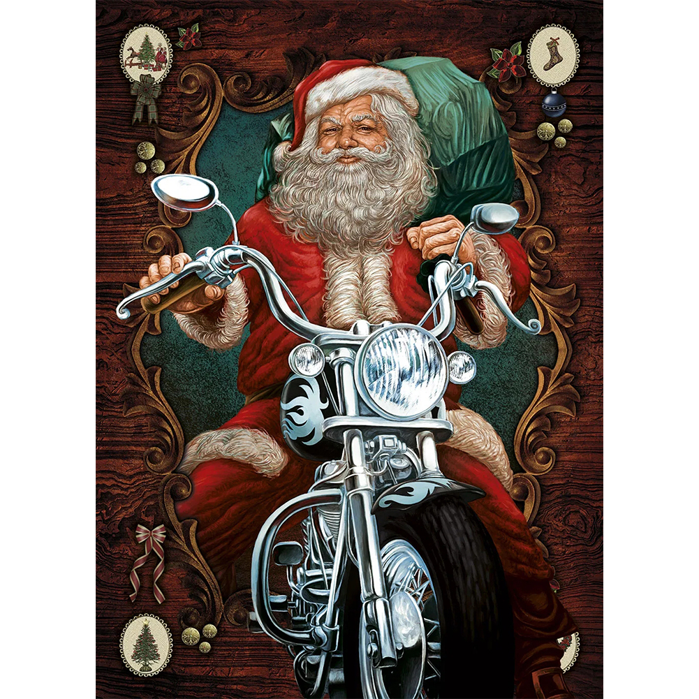 

Santa Claus - 11CT Stamped Cross Stitch - 38*50CM, 501 Original