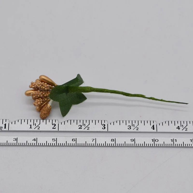 24pcs/lot Mulberry Stamen Artificial Flowers Stamen /DIY Pistils For Flowers Heads Wedding Party Scrapbooking Craft Decoration