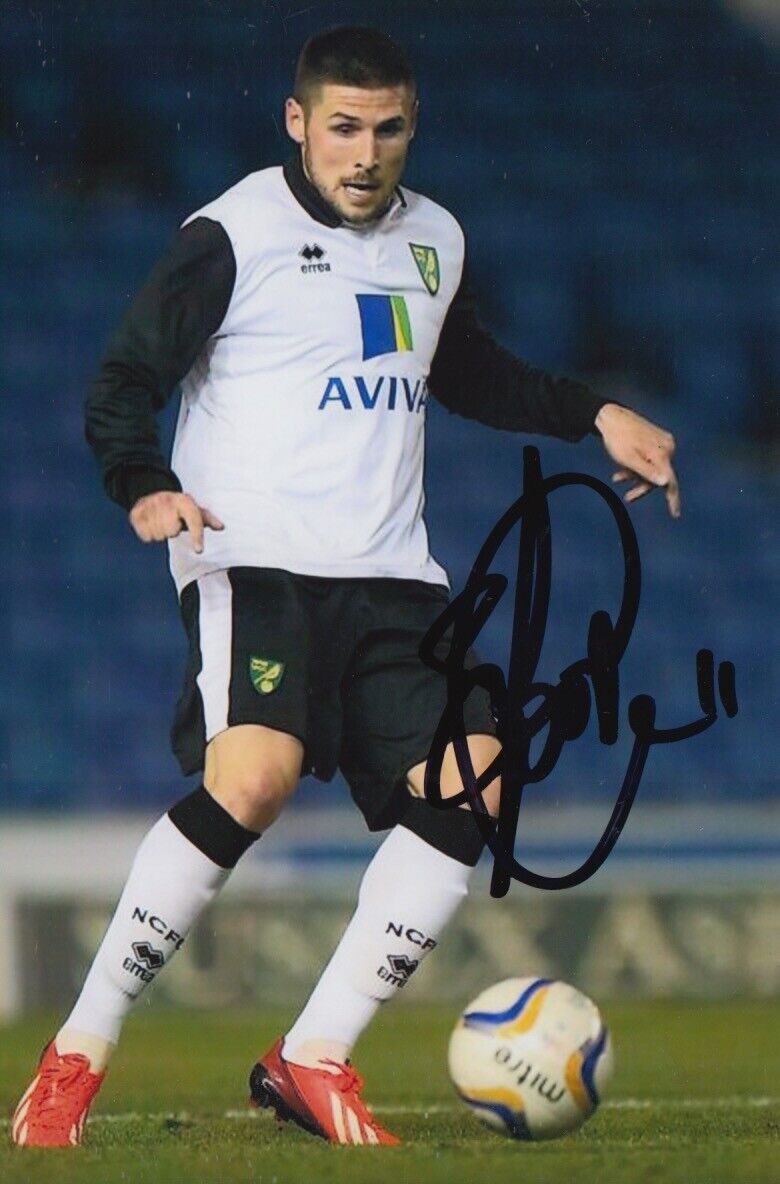 GARY HOOPER HAND SIGNED 6X4 Photo Poster painting NORWICH CITY FOOTBALL AUTOGRAPH