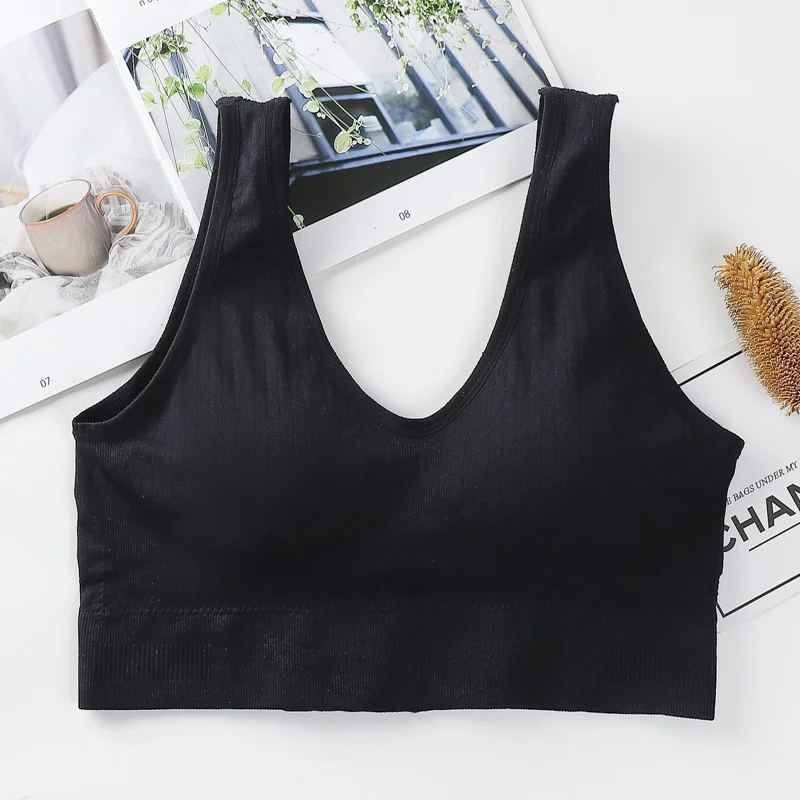 Billionm Bra Top Women's Underwear Tube Top Padded Vest Ladies Beauty Sports Camisole Female Basic Tank