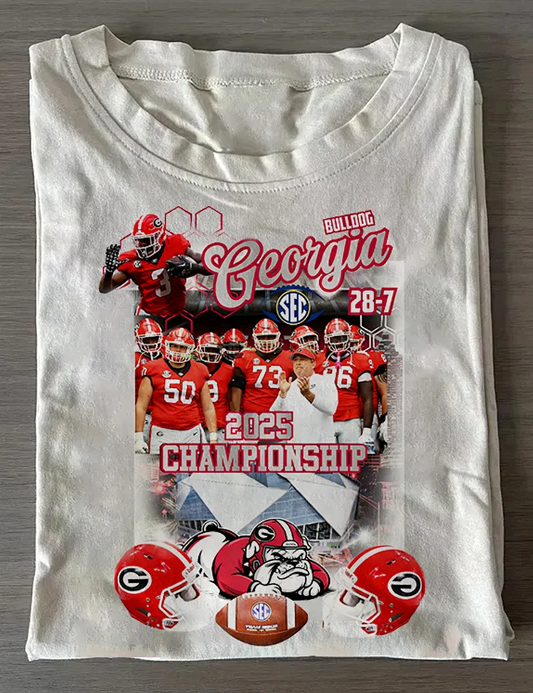 Georgia Bulldogs SEC Championship 2025 T-Shirt