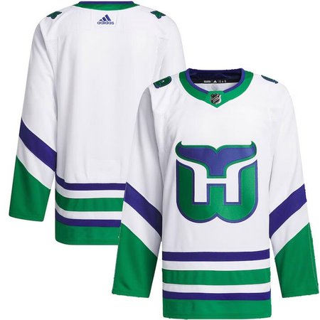 Men's Carolina Hurricanes Blank White Stitched Premium Jersey