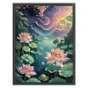 Lotus-11CT Stamped Cross Stitch 60*80cm/23.62*31.5in(Big Size) tapestrymarket