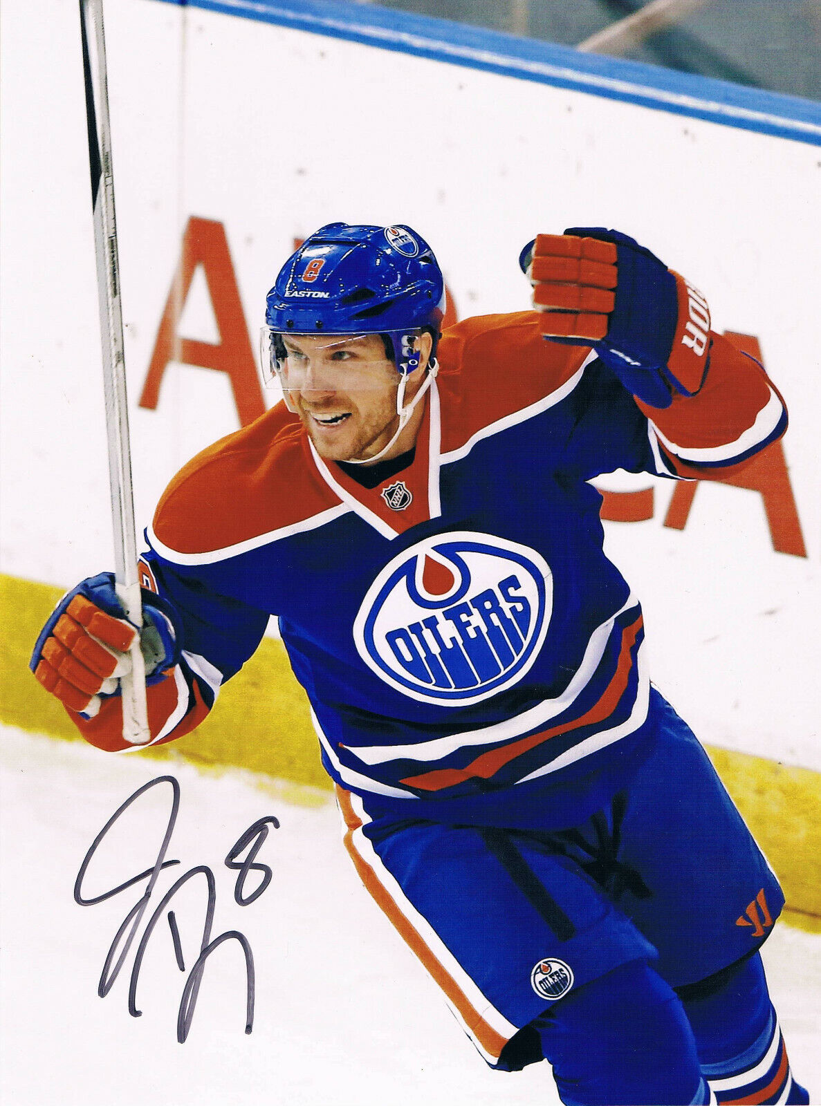 Derek Roy 1983- genuine autograph 8x11