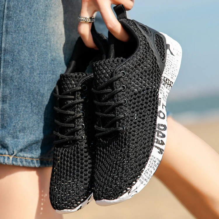 Women Quick-Dry Wading Shoes Water Breathable AquaIn Upstream Antiskid Outdoor Sports Wearproof Beach Sneakers 39-46 QueenFunky