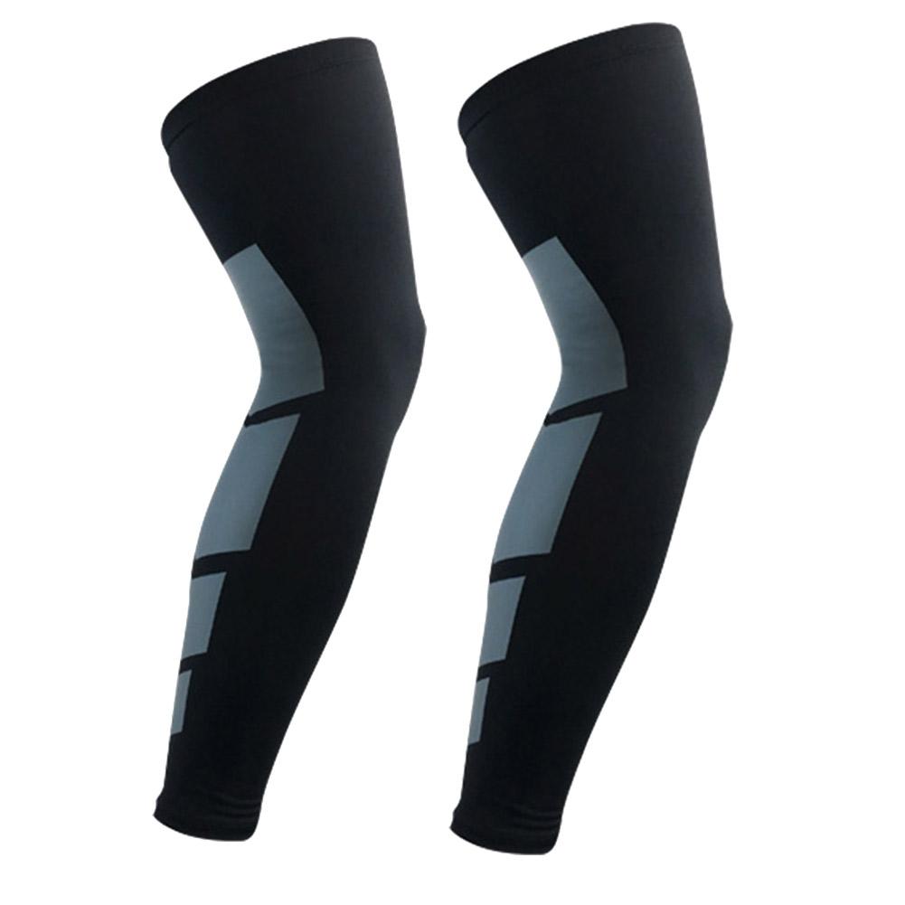 

1pc Basketball Leg Sleeve Knee Protector Sports Long Kneepad (Black, 501 Original