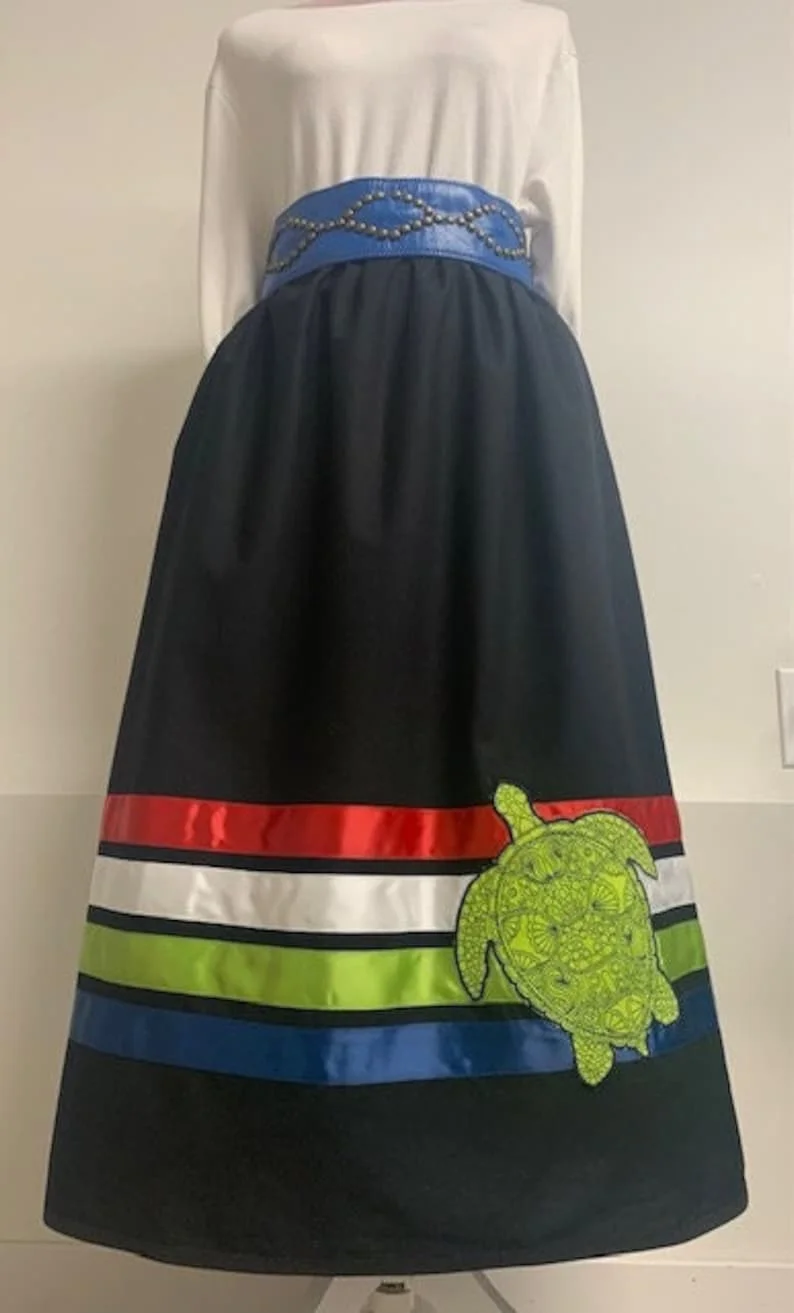 LARGE COTTON HANDMADE  NATIVE  SKIRT f69c