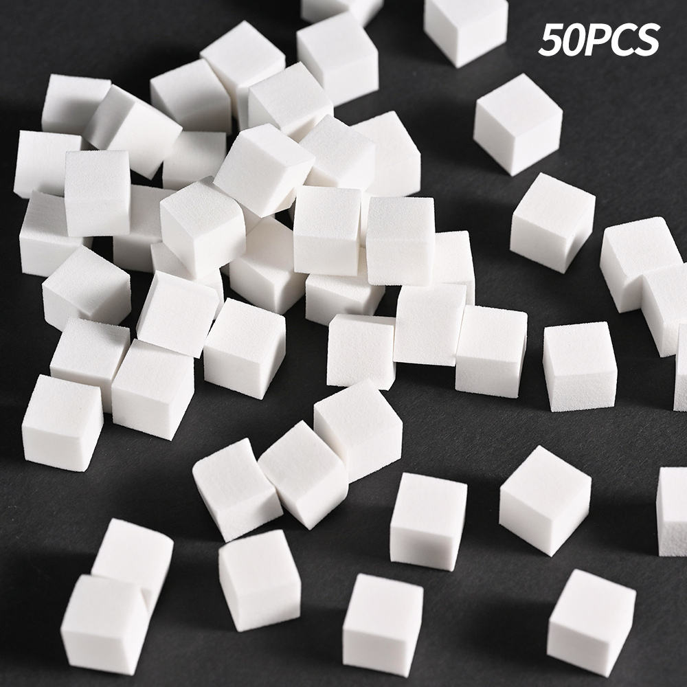 Toodelamart 10/20/50pcs Square/Triangle Nail Art Sponge Set Gradient Nail Brushes Gel Polish Design Nail Sponge Grab Pen Manicure Supplies *