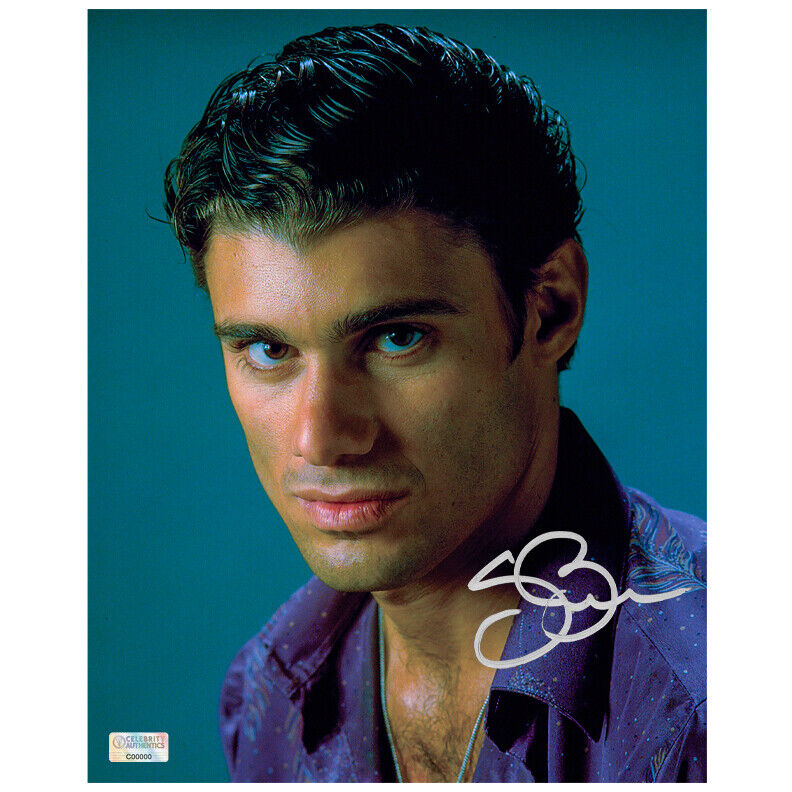 Steven Bauer Autographed Scarface Manny Ribera 8×10 Photo Poster painting