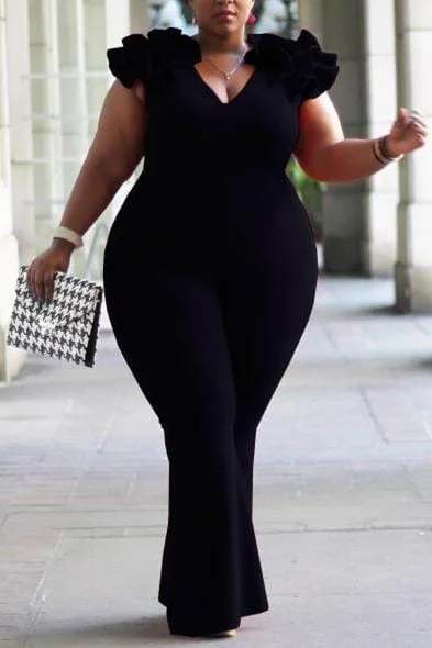 Fashion Sexy V-Neck Jumpsuit