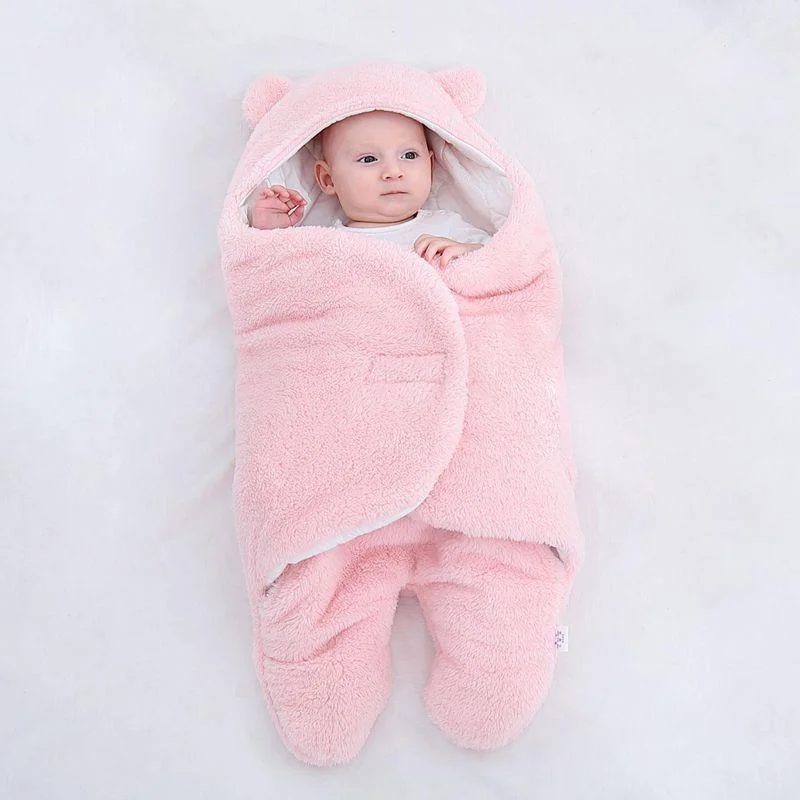 Cute Bear Organic Newborn Swaddle Wrapideal Baby Registry Gift