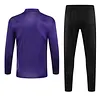 2024/2025 Real Madrid Royal Purple Special Edition Half-Pull Training Suit Football Shirt 1:1 Thai Quality Set