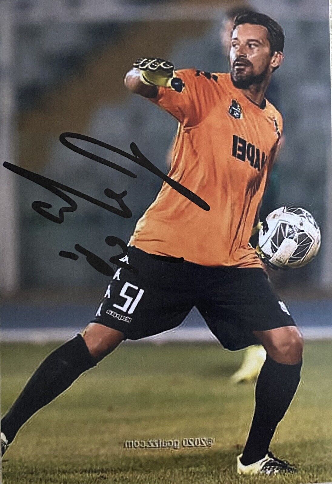 Gianluca Pegolo Hand Signed Sassuolo 6X4 Photo Poster painting 2