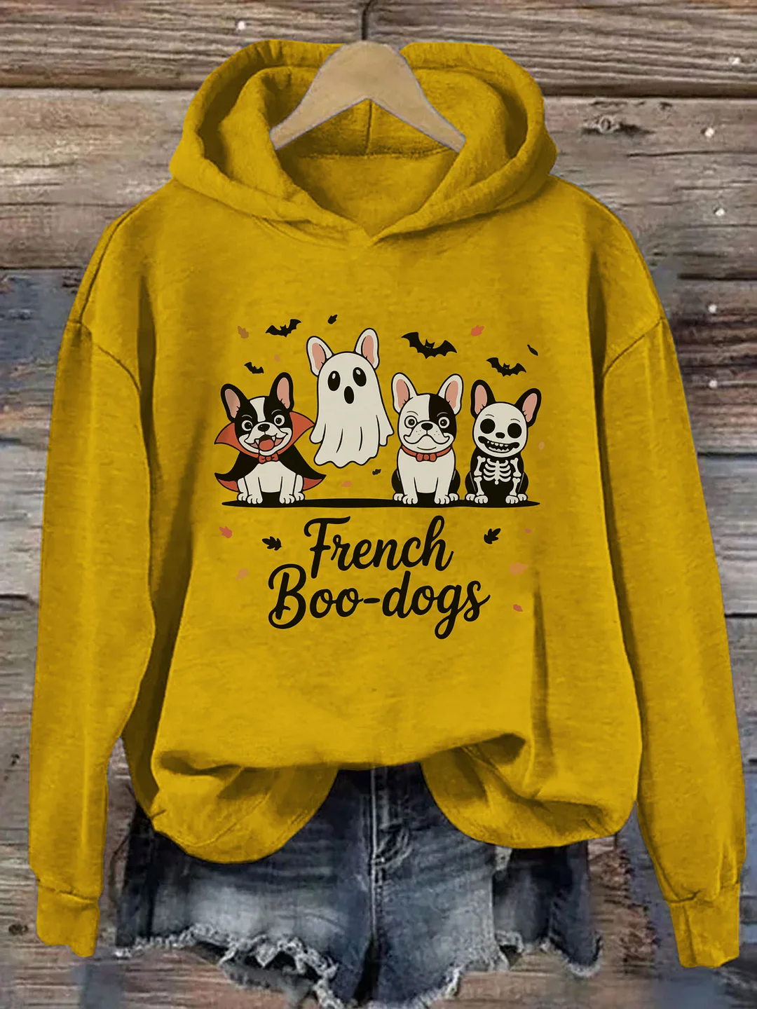 Fall French Bulldog Halloween Hoodie