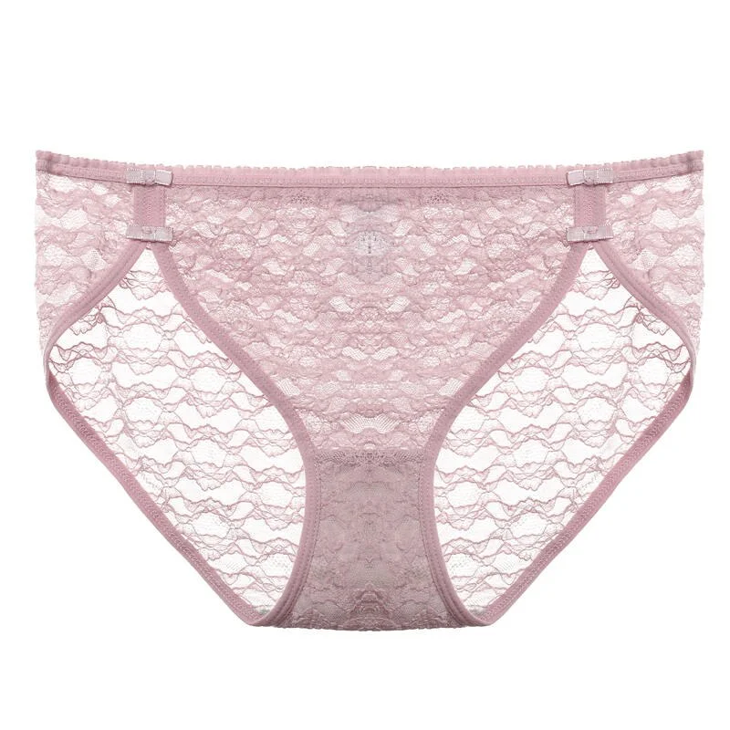 1/2PC Lace Women's Panties Sexy Underwear Cotton Crotch Briefs Female Underpants Panties Floral Mesh Perspective Pantys Lingerie