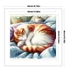 Sleeping Cat-11CT Counted Cross Stitch 40*40cm tapestrymarket