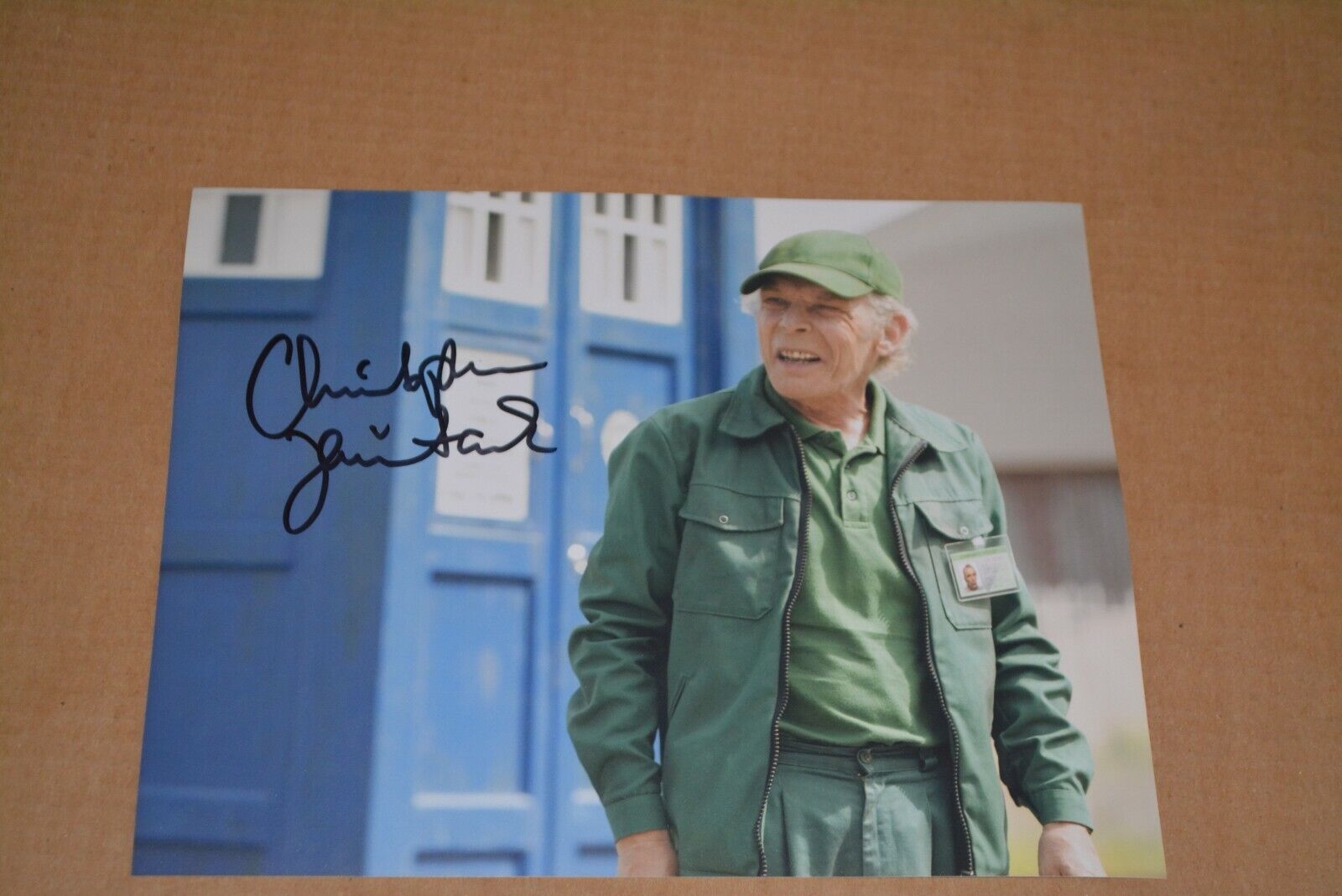 CHRISTOPHER FAIRBANK signed autograph In Person 8x10 (20x25cm) DOCTOR WHO