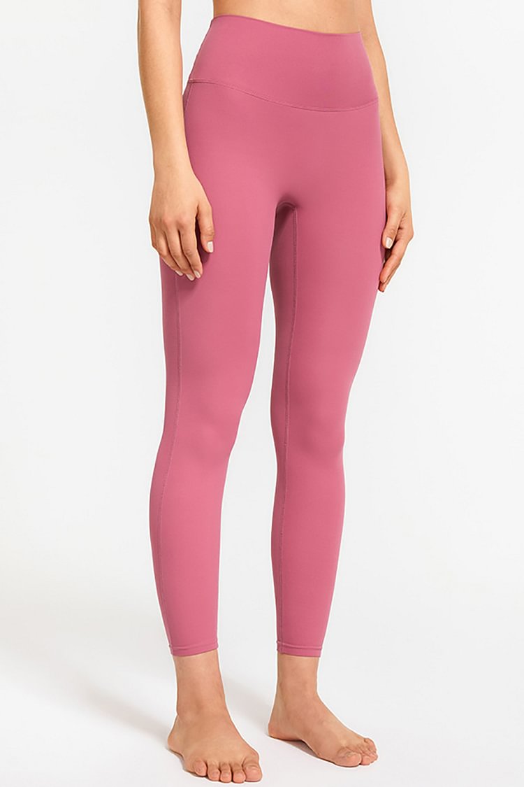 Sporty Plain Stretchy Yoga Pants