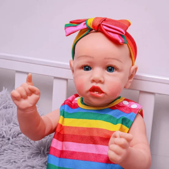 22" Twin Sisters Little Veda and Sariah Reborn Baby Doll Girl