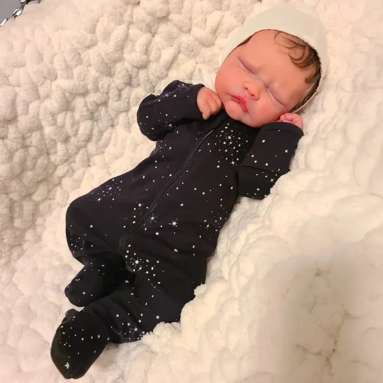  12"&16" Fully Squishy Baby Handmade Soft Silicone Baby Doll Boy or Girl Gitina and Bottia - Reborndollsshop®-Reborndollsshop®