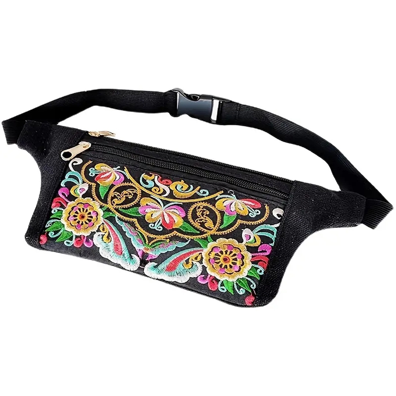 Winpolly Fashion Fanny Pack Women Waist Pack Casual Chest Crossbody Bags Travel Belt Bag Female Canvas Causal Sport Shoulder Bag Purse Women's handbags