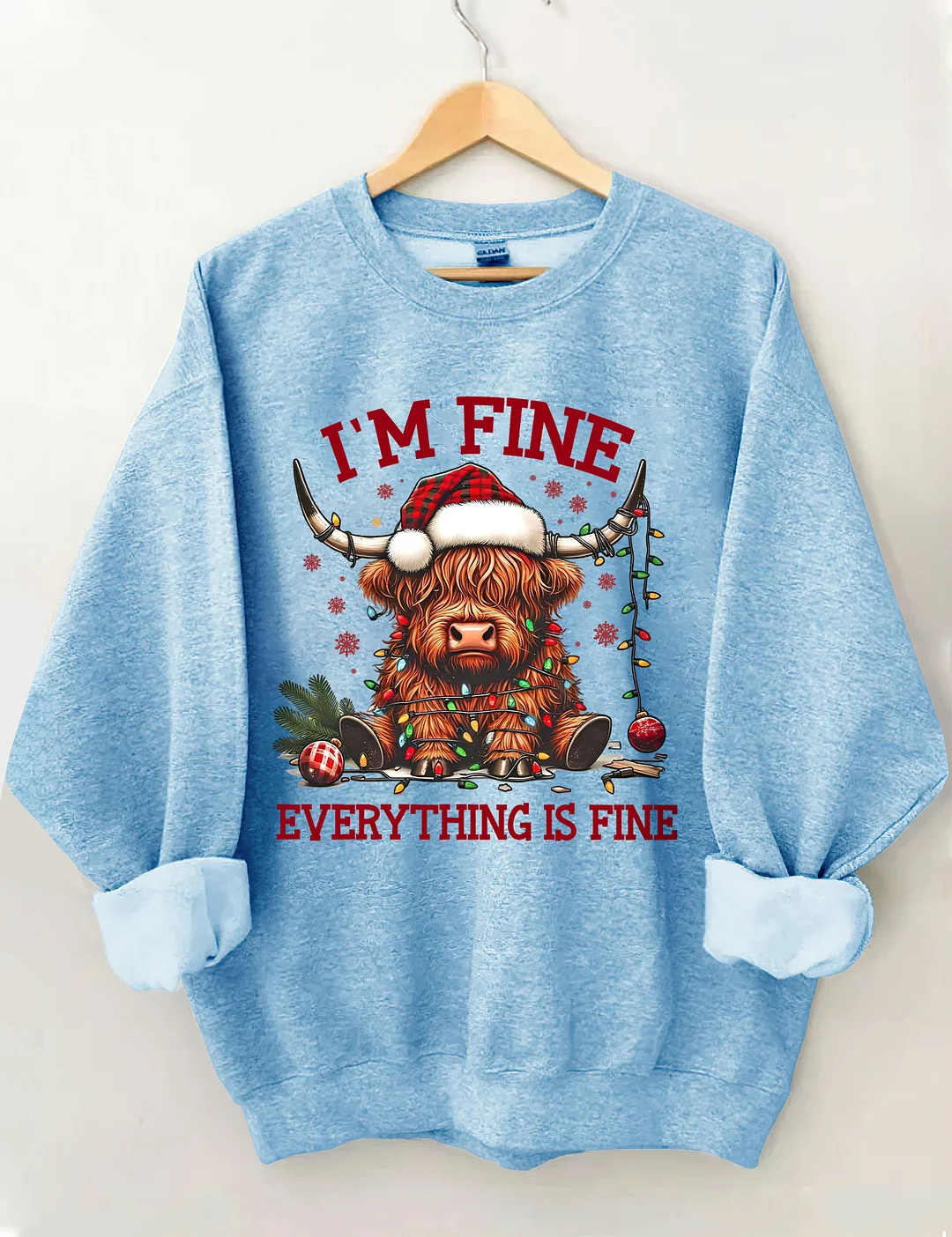 I'm Fine Everything Is Fine Sweatshirt