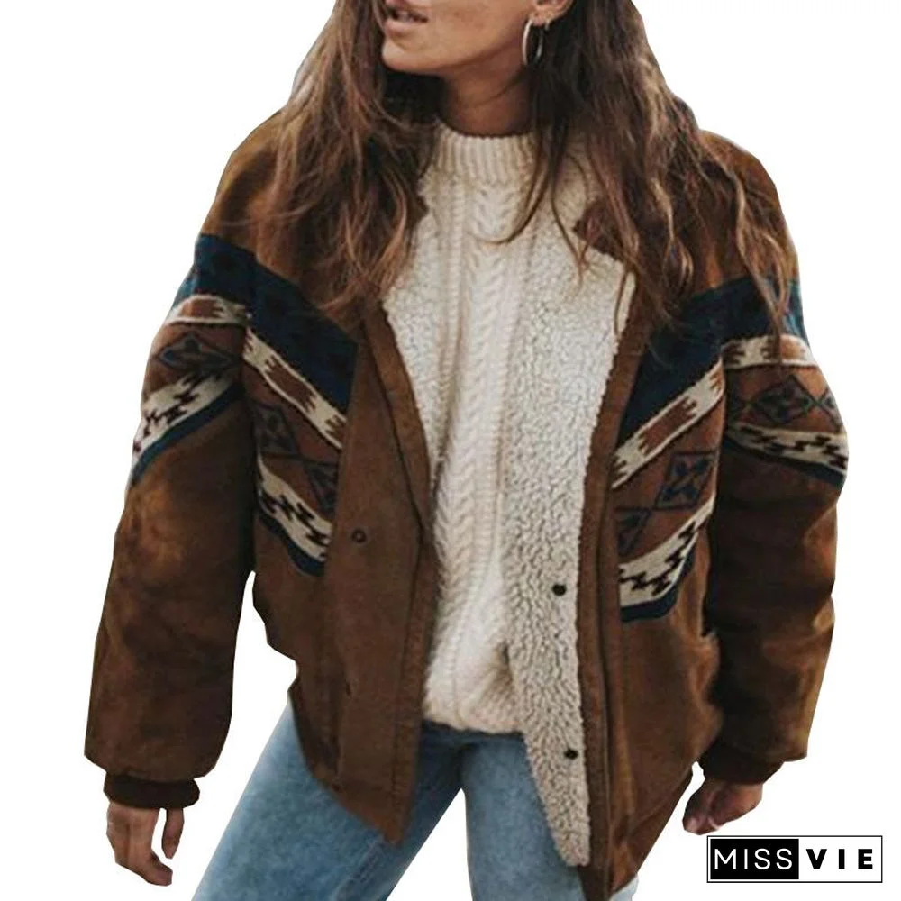 Winter Leisure Long Sleeved Cotton Coat