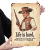 Western Cowboy - Metal Tin Signs(8*12Inch/12*16Inch)