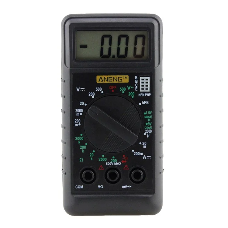 Mini Pocket DMM Digital Multi Meter OHM Test Voltmeter Ammeter with Buzzer