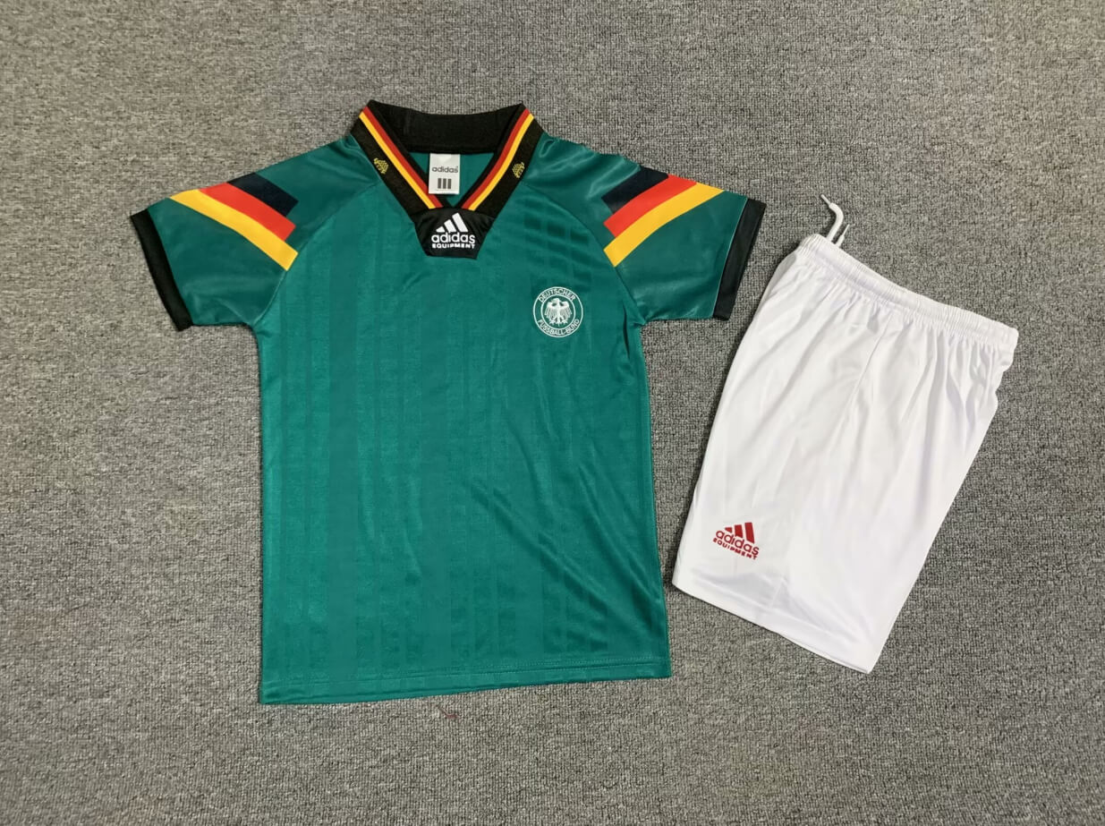 1992 Retro Kids Size Germany Away Soccer Jersey mysite