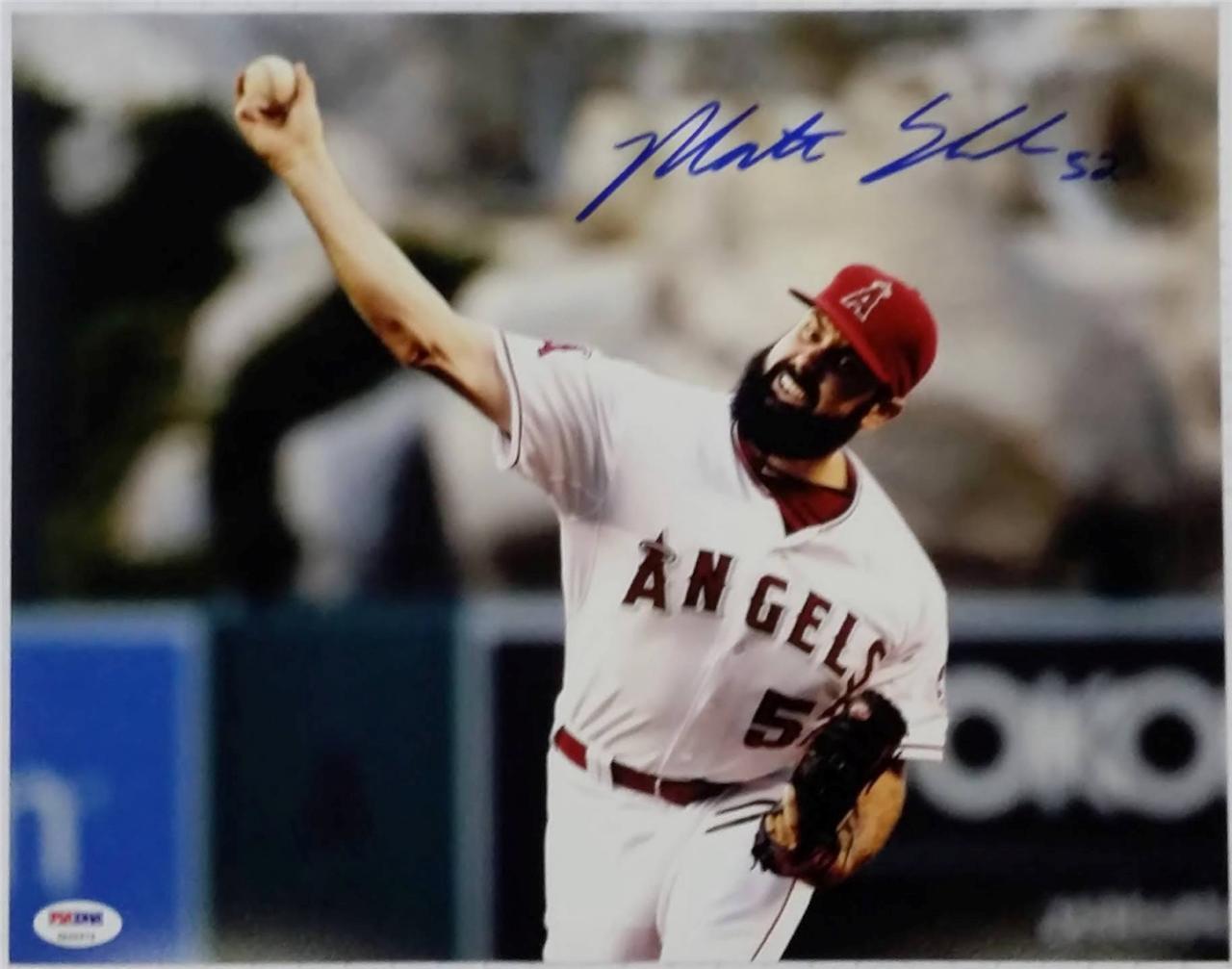 MATT SHOEMAKER Signed 11x14 Photo Poster painting PSA/DNA Los Angeles Angels