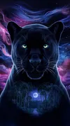 Luxury AB Velvet Diamond Painting Kit - Black Panther