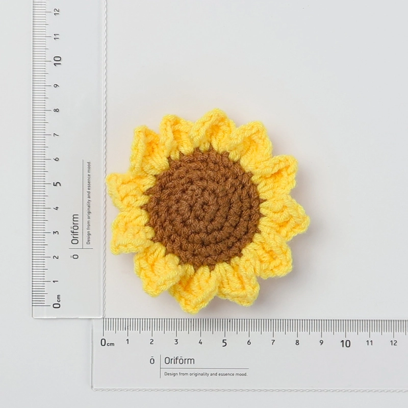 2 Pieces Cute Sunflower Santa Claus Yarn Women’s Bag Pendant Keychain