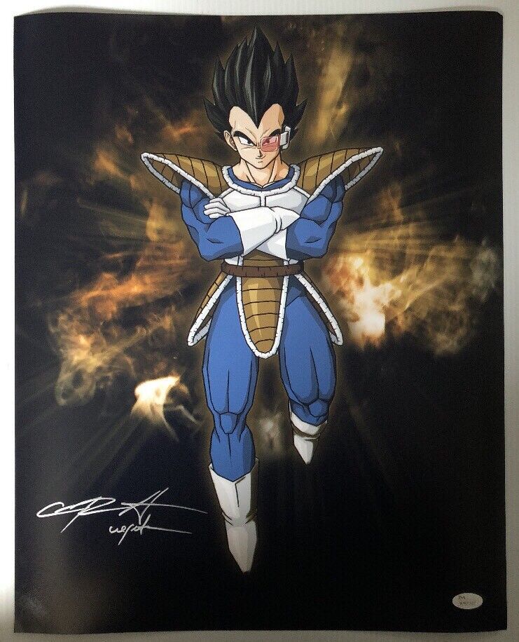 Chris Sabat Signed Autographed 16x20 Photo Poster painting Dragon Ball Z Vegeta JSA COA 2