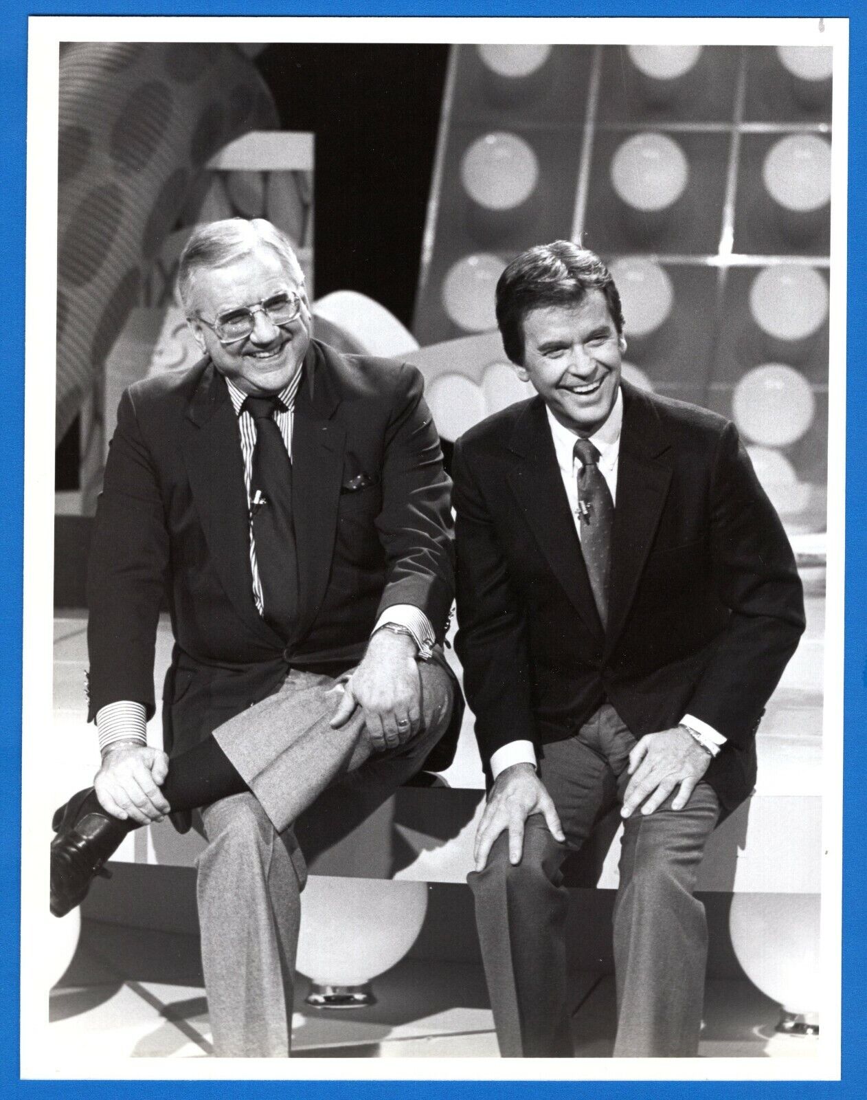 ED MCMAHON DICK CLARK 7x9 Vintage Promo Press News Photo Poster painting NBC 1984