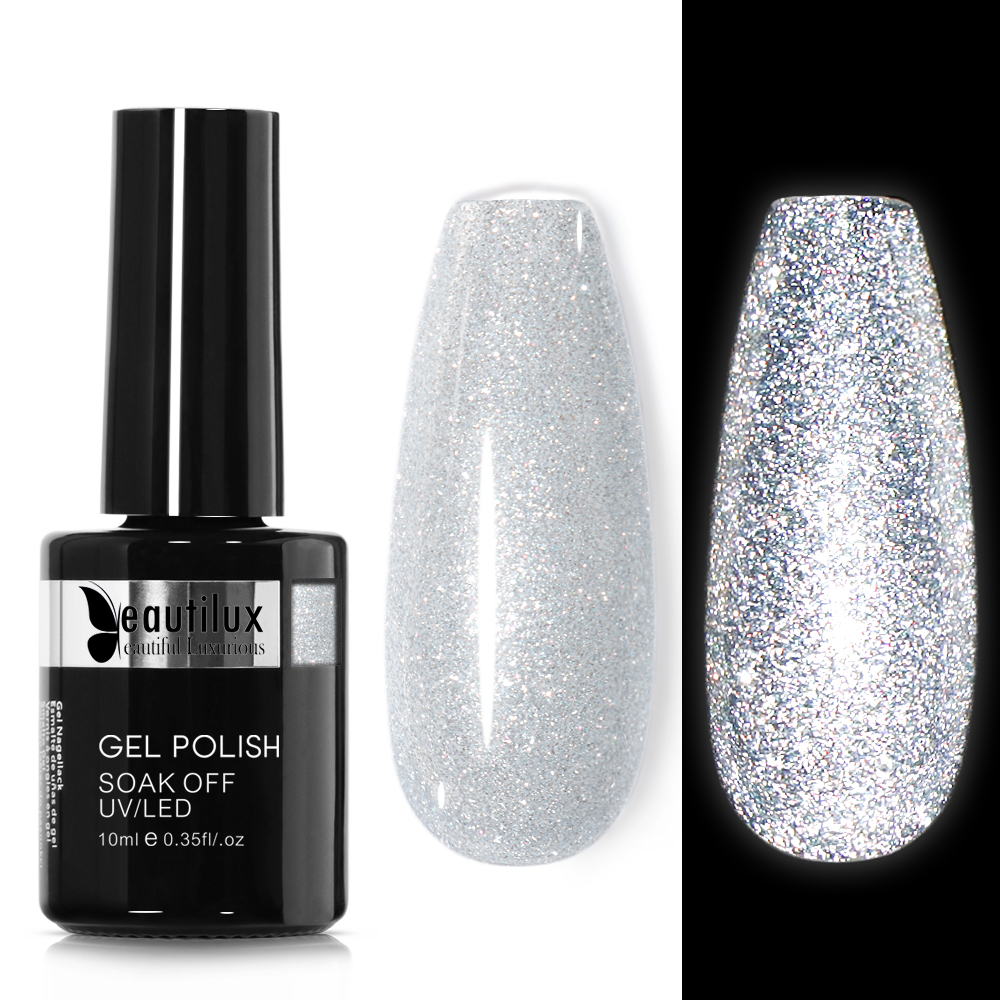 COULEUR PAILLETTES GEL POUR ONGLES| RÉFLÉCHISSANT | SZ-01