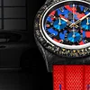 NTPT Carbon Rolex DiW Daytona "MILITARY RED"