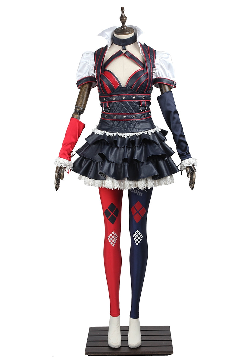 Batman Arkham Knight Harley Quinn Dress Cosplay Costume