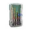 10-Piece Impact Driver Bit Set with Portable Hard Case Hex Shank Twist Drill Bit & Socket Set Impact Resistant Portable Power Tool Accessory