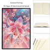 DIY Flowers A5 Special Shaped 50 Pages Diamond Painting Notebook