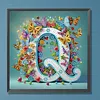Butterfly Flower Q 5D Partial Drill DIY Diamond Painting Kit 30*30cm