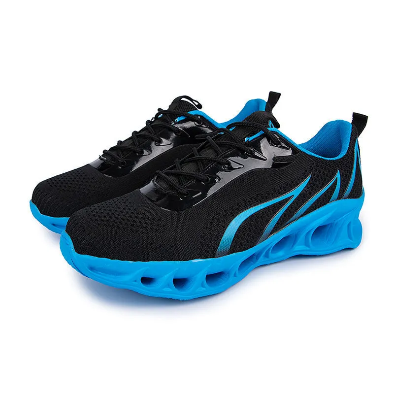 Softsfeel Women's Relieve Foot Pain Perfect Walking Shoes - Black Blue