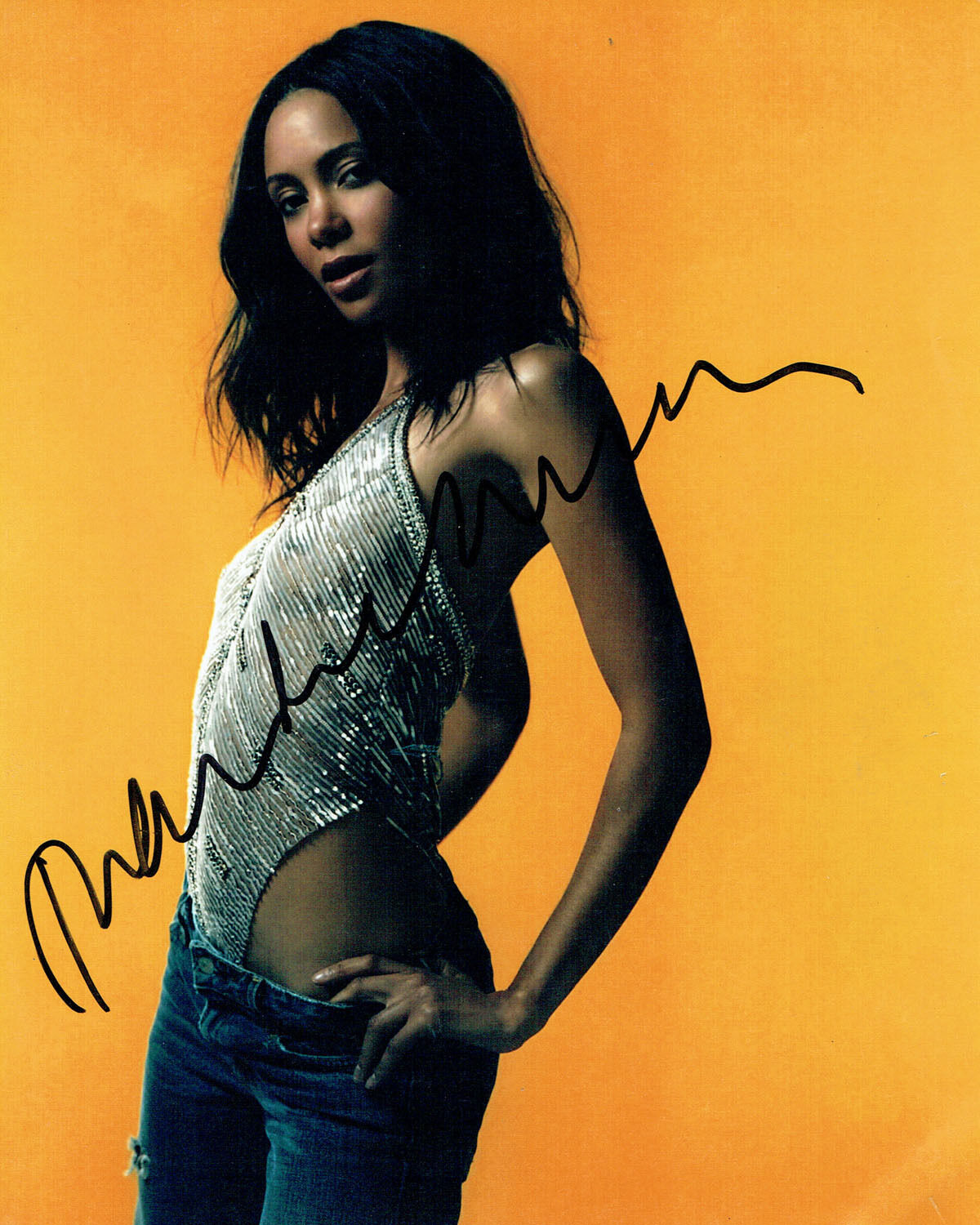 Thandie NEWTON SIGNED 10x8 Photo Poster painting AFTAL Autograph COA Actress Line of Duty