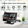 ✨⏰ Promotion du dernier jour 80% 🔥 Moniteur num&eacute;rique de temp&eacute;rature et d'humidit&eacute; &agrave; LED pr&eacute;visions m&eacute;t&eacute;o compteur &agrave; LED r&eacute;veil