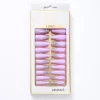 French Nails Matte Shimmers Long Wearing Ballet Nails 24pcs