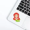 >SALE<8pcs Diamond Mosaic Cartoon Princess Stickers Funny  Adhesive Decals